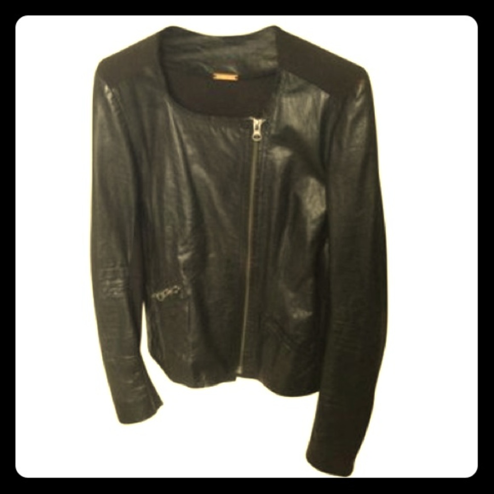 Rebecca Minkoff Ryder Black Leather Jacket